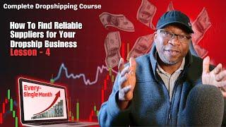 How to Find Suppliers for Your Dropshipping Business | Complete Dropshipping course