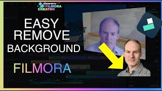 Remove Background in Filmora without a GREEN SCREEN with these easy steps!