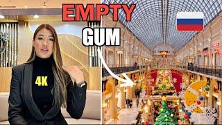 Russian 4k Moscow Christmas 2022 INSIDE the GUM Moscow department store  | Are Sanctions working
