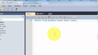 Beginners MYSQL Database Tutorial 9#  MySQL DELETE Query