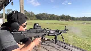 Shooting the M60e6 Machine Gun