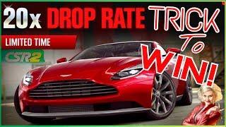 Trick To Win Aston Martin DB11 x20 GOLD CRATE PULL! INSANE LUCK!! | CSR Racing 2