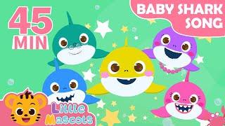 Baby Shark + Five Little Speckled Frogs + more Little Mascots Rhymes & Kids Songs