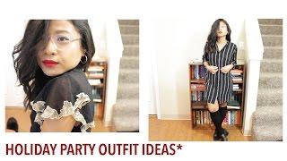 HOLIDAY PARTY OUTFIT IDEAS | LAN NGUYEN