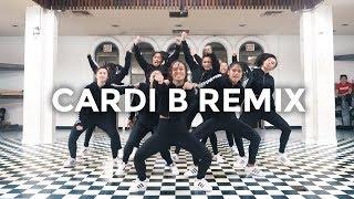 Cardi B Remix - Bartier Cardi, Bodak Yellow, MotorSport, No Limit/Plain Jane (Dance Video)