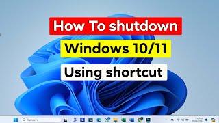 SHUTDOWN Your PC in 1 SECOND with This Hidden Shortcut!