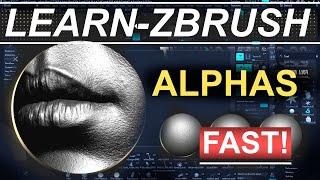 ZBrush - Alphas Explained (In 2 MINUTES!!)