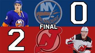 NJ Devils recap - Wedgewall - 1/24/21: NYI 0, NJ 2 (5:56)