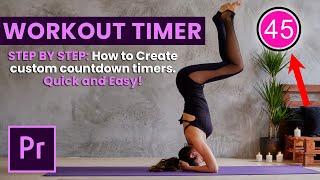 How to make a Countdown Timers for Workout Videos