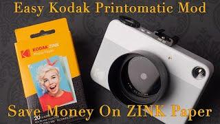 Mod your Kodak Printomatic to save $$$ on ZINK Paper