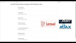 Laravel 9 Load content on page scroll with jquery ajax