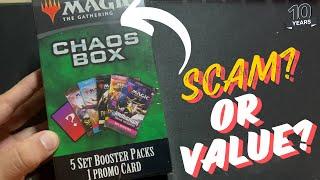 Is Walmart's new MTG Mystery Box a STEAL or a SCAM?! | Magic the Gathering 2024 Chaos Mystery Box