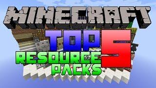 Minecraft: TOP 5 Resource Packs 1.8 [HD]