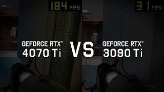 GALAX GeForce RTX™ 4070 Ti Extreme Gamer vs GeForce RTX™ 3090 Ti