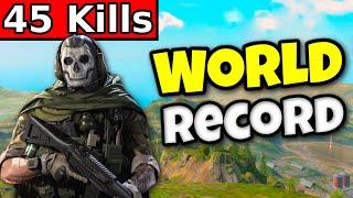 45 KILLS "WORLD RECORD" Solo vs Squads | Call of Duty Mobile Battle Royale