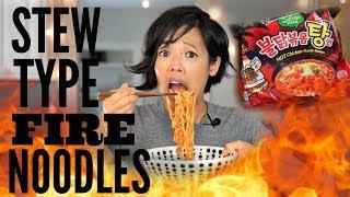 STEW Type FIRE Noodle Challenge | Samyang Spicy Chicken Ramen