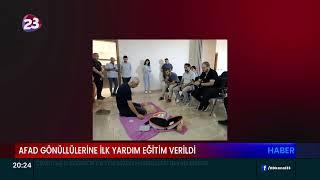 AFAD, SAHA EĞİTİMİ TAMAMLANAN GÖNÜLLÜLERE İLK YARDIM EĞİTİMİ VERDİ