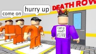 I SPENT HOURS IN The Roblox Death Row Line Simulator