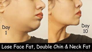 Lose Double Chin & Face Fat in 10 Days - Lose Neck Fat | Slim Face Exercise | Double Chin Exercise