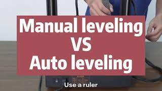 Troublesome Manual leveling VS innovative Auto leveling