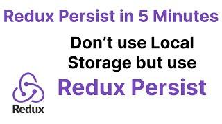 Redux Persist | React Native Redux Tutorial