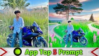 Hypic app top 5 prompt |Hypic photo editor |Hypic photo editing | Hypic photo editing tutorial