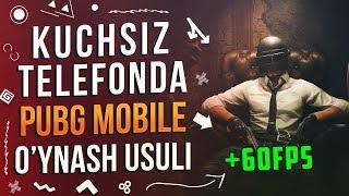 KUCHSIZ TELEFONDA PUBG O'YININI QOTMASDAN O'YNASH USULIPUBG NASTROYKASINI SOZLASH