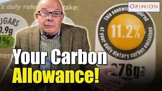 Here's your daily carbon allowance! What!!!