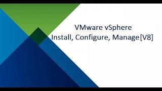 22. vSphere Networking  - Part#1 || VMware vSphere - Install, Configure, Manage [V8]