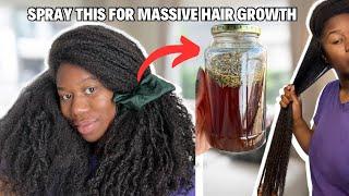 USE THIS 3 INGREDIENT HAIR TEA DAILY FOR MASSIVE HAIR GROWTH *SIMPLE POTENT RECIPE*