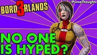 Video Response: Where's all the Excitement for Borderlands 3? (Borderlands 3 Hype) #PumaThoughts