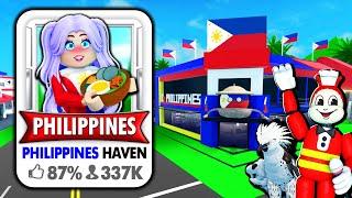I Created a PHILIPPINES Brookhaven Roblox Game..