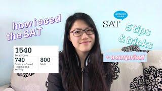 how i got a 1540 on the SAT || study strategies, 5 tips & tricks + a surprise!