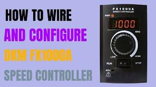 Speed Controller DKM FX1000A: The Key to Efficient AC Gear Motor Use