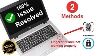 How to fix Fingerprint Sensor not working on HP laptop Finger Scanner | HP Laptop Fingerprint Driver