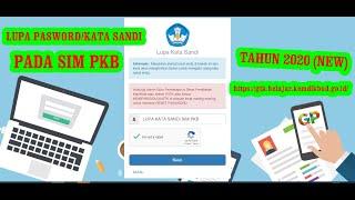 Cara Mengatasi Lupa Pasword/Sandi Pada Login SIM PKB