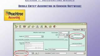 Accounting Tutorial Double-Entry Accounting in Common Software Training Lesson 7.3