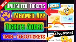 mGamer App Me Tickets Trick 2024 | mgamer tickets task completed trick @TechEarningTricks