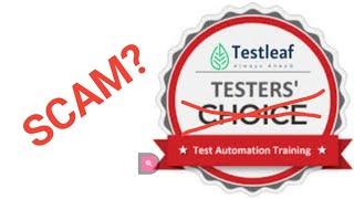 Testleaf Training Institute in Chennai cheating many Students and Professionals