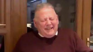 Irish Dad Can't Stop Laughing For Video Message