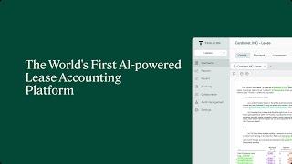 Trullion: The World's First AI-powered Lease Accounting Software - Demo