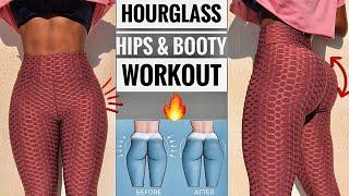 GROW YOUR SIDE GLUTES |HOURGLASS HIPS & BOOTY PUMP~ Hip Dips Workout | Get Wider Hips At Home