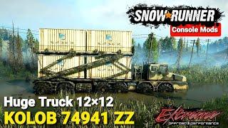 New Huge Truck 12×12 KOLOB 74941 ZZ in SnowRunner Phase 6 Update