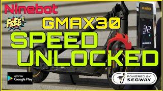 NINEBOT MAX G30 SPEED UNLOCKED | 32 KPH | HACKED | SEGWAY | SPEED HACK | SPEED UNLOCK