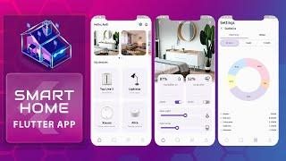 Smart Home Mobile App -Flutter UI- Speed Code.