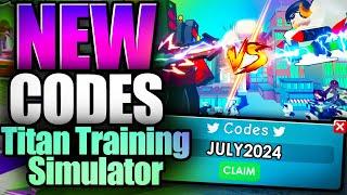 Titan Training Simulator CODES - ROBLOX JULY 2024