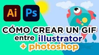 Como crear Gif en illustrator y animarlo en photoshop