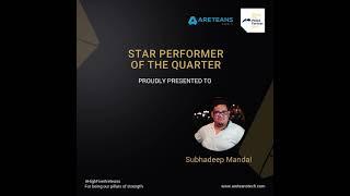 Star Performer Of The Quarter- Areteans | Pega Gold Partner & Rising Star Awardee| All Things Pega.