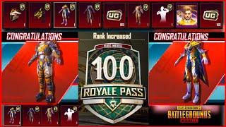 SEASON 17 ROYAL PASS : 8700 UC UPGRADE TO RP RANK 100 ( PUBG MOBILE )