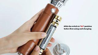 Damiensaber NO.167  JEDI JECKI Lightsaber Assemble Instructions